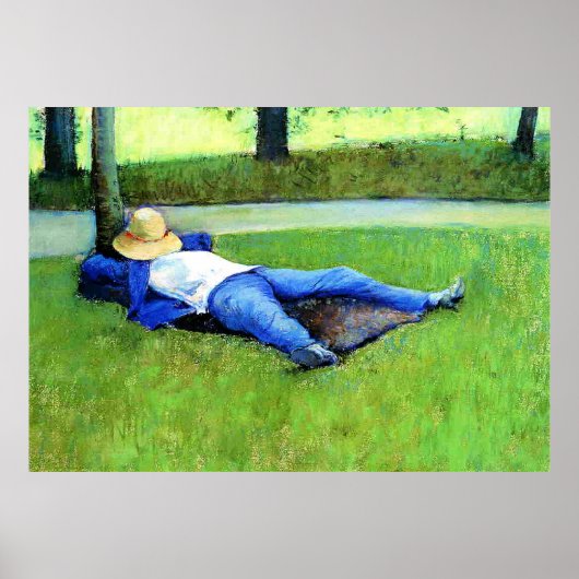 Gustave Caillebotte - The Nap, ポスター (正面)