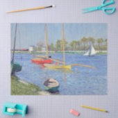 Gustave Caillebotte - The Seine at Argenteuil 薄葉紙 (クラフト)