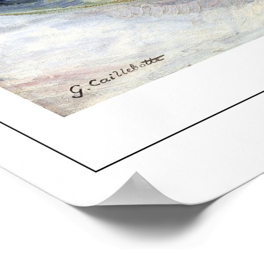 Gustave Caillebotte Zeding Art Poster #125 ポスター (角)