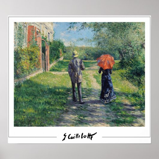 Gustave Caillebotte Zeding Art Poster #14 ポスター (正面)