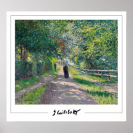 Gustave Caillebotte Zeding Art Poster #3 ポスター