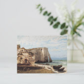 Gustave Courbet – エトレットの後の崖 ポストカード (スタンド正面)