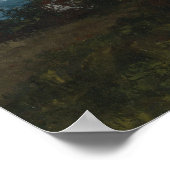 Gustave Courbet – フローリーMassivの風景 ポスター (角)