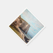 Gustave Courbet – 嵐の後のEtreatでの崖 スタンダードカクテルナプキン (角)