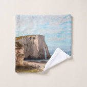Gustave Courbet – 嵐の後のEtreatでの崖 バスタオルセット (ウォッシュタオル)
