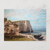 Gustave Courbet – 嵐の後のEtreatでの崖 ポストカード (正面)