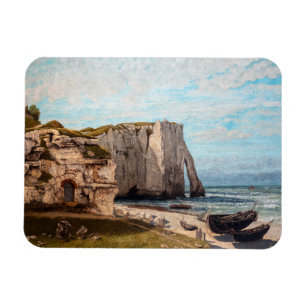 Gustave Courbet – 嵐の後のEtreatでの崖 マグネット