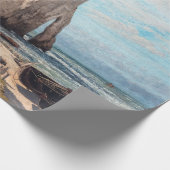 Gustave Courbet – 嵐の後のEtreatでの崖 ラッピングペーパー (角)