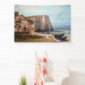 Gustave Courbet – 嵐の後のEtreatでの崖 横断幕 (インサイチュ)