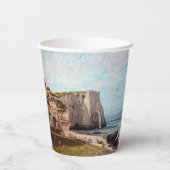 Gustave Courbet – 嵐の後のEtreatでの崖 紙コップ (裏面)