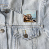 Gustave Courbet – 嵐の後のEtreatでの崖 缶バッジ (インサイチュ)