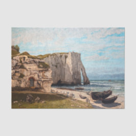 Gustave Courbet – 嵐の後のEtreatでの崖 薄葉紙