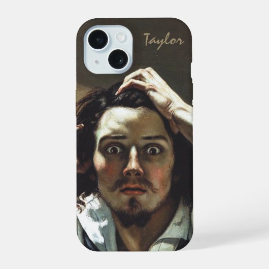 Gustave Courbet Le Désespéré – Customizable iPhone 15ケース (裏面)