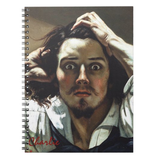 Gustave Courbet Le Désespéré _ Personalized ノートブック (正面)