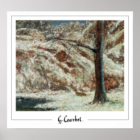 Gustave Courbet Zedign Art Poster #15 ポスター (正面)