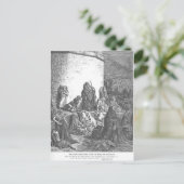 Gustave Doore：喪に服す人々 ポストカード (スタンド正面)