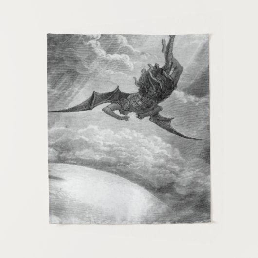 Gustave Doore Satan From Paradise 失った By John Milt タペストリー (正面)