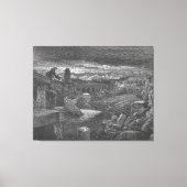 Gustave Doré - Isaiah's Vision of the Destruction  キャンバスプリント (正面)