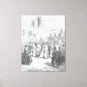 Gustave Doré - Jacob and Esau Meet キャンバスプリント (正面)