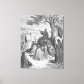 Gustave Doré - Luke 12 Jesus Preaches to the Multi キャンバスプリント (正面)