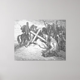 Gustave Doré - Luke 23A Jesus Arrives at Calvary キャンバスプリント