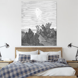 Gustave Doré - Luke 24B Jesus Ascends to Heaven キャンバスプリント