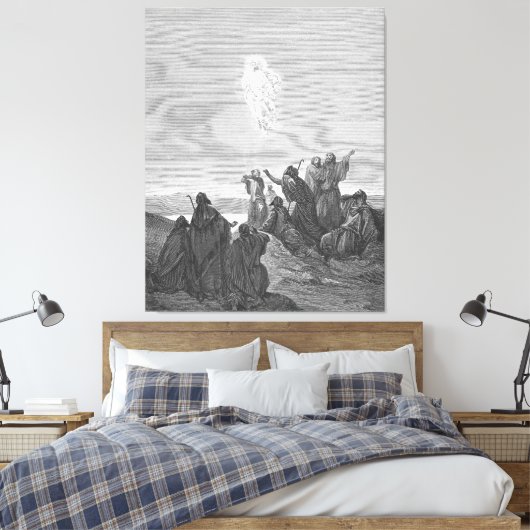 Gustave Doré - Luke 24B Jesus Ascends to Heaven キャンバスプリント (インサイチュ (寝室))