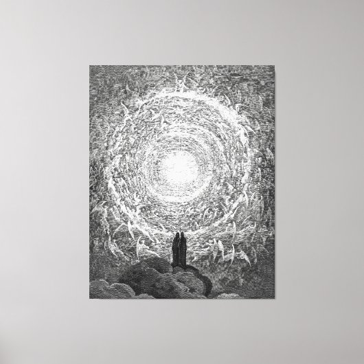 Gustave Doré - Machine Colourised Paradiso キャンバスプリント (正面)
