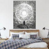 Gustave Doré - Machine Colourised Paradiso キャンバスプリント (インサイチュ (寝室))