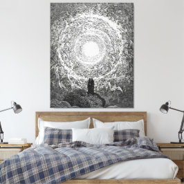 Gustave Doré - Machine Colourised Paradiso キャンバスプリント