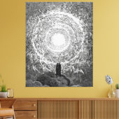 Gustave Doré - Machine Colourised Paradiso キャンバスプリント (インサイチュ (リビング))