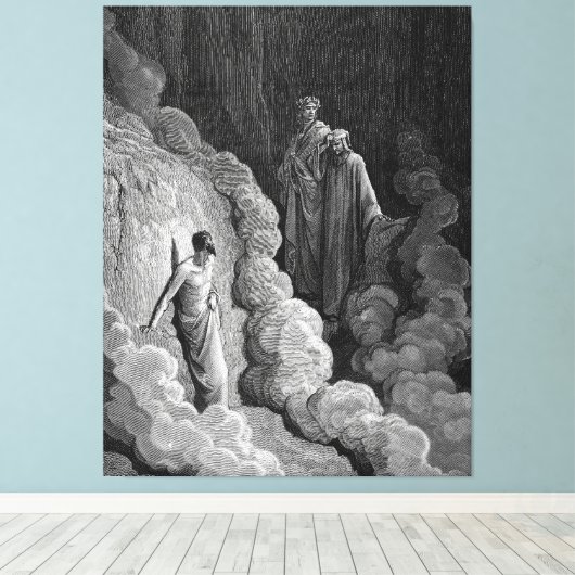 Gustave Doré - Marco Lombardo キャンバスプリント (インサイチュ (ウッドフロア))