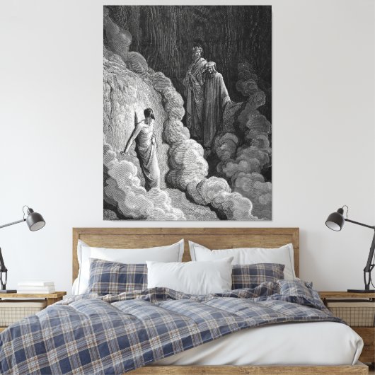 Gustave Doré - Marco Lombardo キャンバスプリント (インサイチュ (寝室))