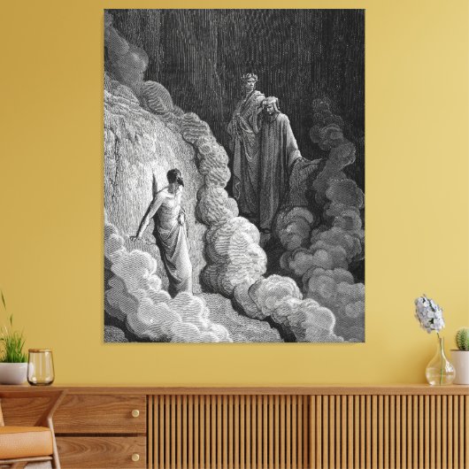 Gustave Doré - Marco Lombardo キャンバスプリント (インサイチュ (リビング))