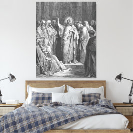 Gustave Doré - Mark 1B Jesus Preaches in the Synag キャンバスプリント