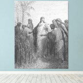 Gustave Doré - Mark 2 The Disciples Pluck Grain on キャンバスプリント (インサイチュ (ウッドフロア))