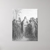 Gustave Doré - Mark 2 The Disciples Pluck Grain on キャンバスプリント (正面)