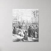 Gustave Doré - Matt 21 Jesus Enters Into Jerusalem キャンバスプリント (正面)