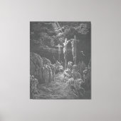 Gustave Doré - Matt 27C The Crucifixion of Jesus  キャンバスプリント (正面)