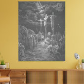 Gustave Doré - Matt 27C The Crucifixion of Jesus  キャンバスプリント (インサイチュ (リビング))