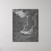 Gustave Doré - Rev 18 Babylon Has Fallen キャンバスプリント (正面)