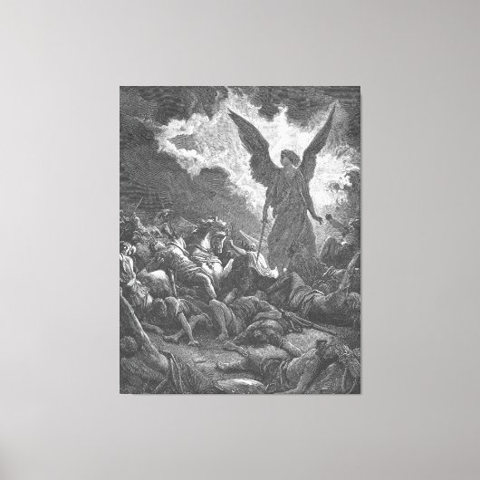 Gustave Doré - Sennacherib's Army is Destroyed キャンバスプリント (正面)
