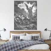 Gustave Doré - Sennacherib's Army is Destroyed キャンバスプリント (インサイチュ (寝室))