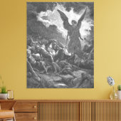 Gustave Doré - Sennacherib's Army is Destroyed キャンバスプリント (インサイチュ (リビング))