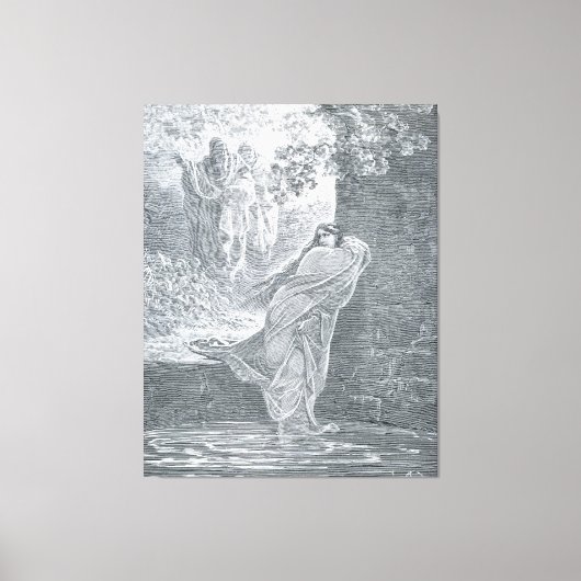 Gustave Doré - Susanna in the Bath キャンバスプリント (正面)
