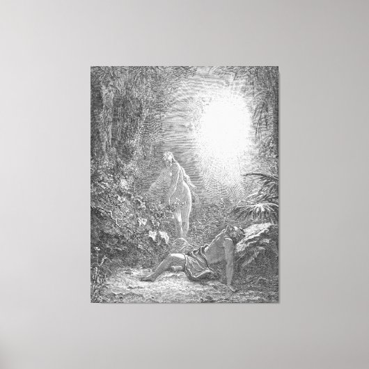Gustave Doré - The Creation of Eve キャンバスプリント (正面)
