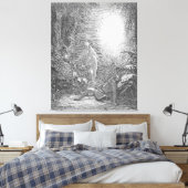 Gustave Doré - The Creation of Eve キャンバスプリント (インサイチュ (寝室))