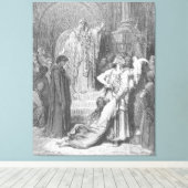 Gustave Doré - The Judgment of Solomon キャンバスプリント (インサイチュ (ウッドフロア))