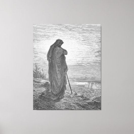 Gustave Doré - The Prophet Amos キャンバスプリント (正面)