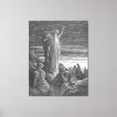 Gustave Doré - The Prophet Ezekiel キャンバスプリント (正面)